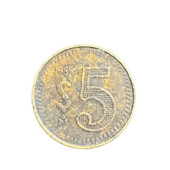 United Mexican States 5 Pesos Coin 1989 KM#502 - Picture 4 of 7